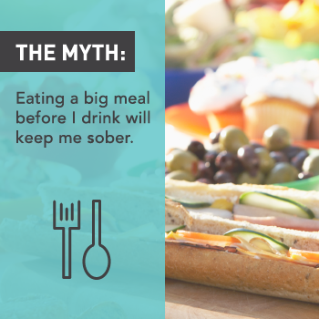 alcohol myths before drinking eating greatist biggest sober big meal health visit yes